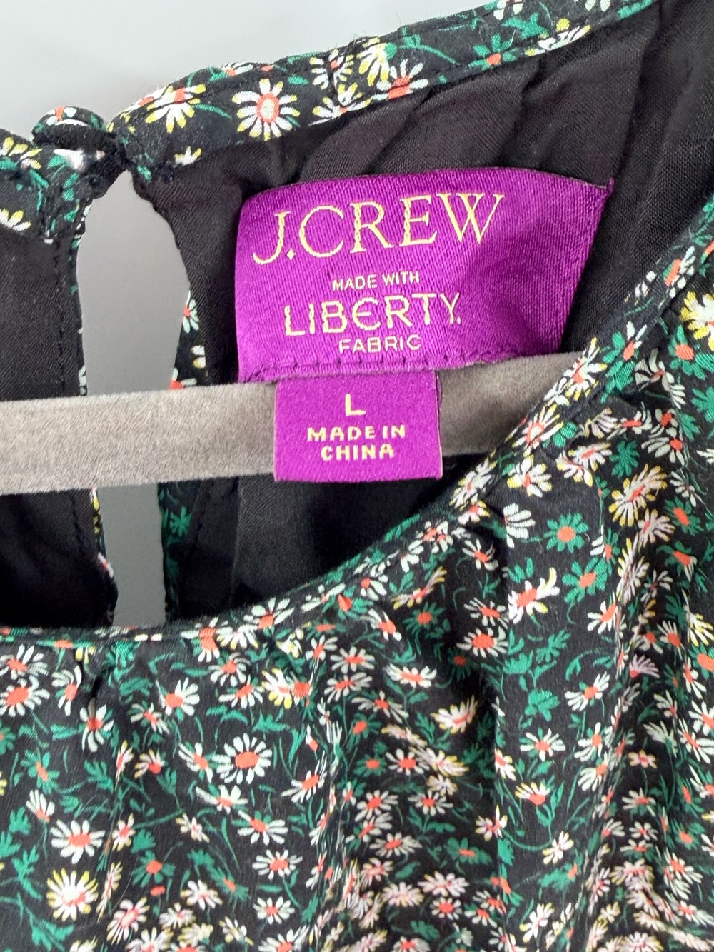 J. Crew Liberty® Hyacinth Midi Dress in Marguerite Large - Picture 3 of 6
